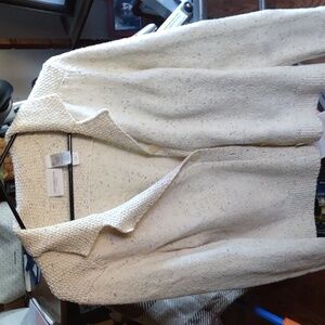 Liz Claiborne Speckled Cream Cardigan